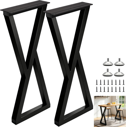 Metal bar table legs - bar, 36x15.7
