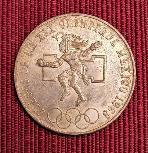 1968 silver mexico - mexico, pesos