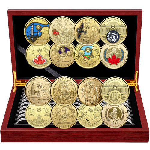 Canada 1 loonie set - canada,