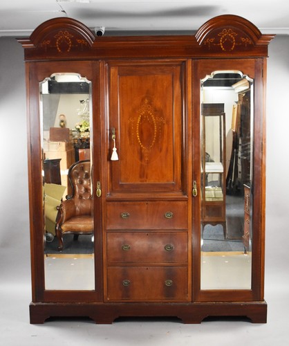 Edwardian inlaid mahogany - edwardian,