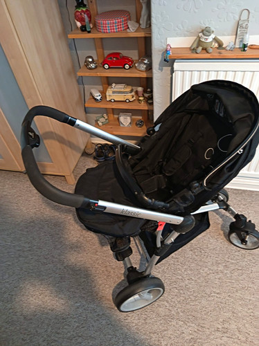 Klassic black single seat - black,