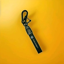 NEW GENUINE METAL VW NEW LOGO LEATHER VOLKSWAGEN KEYRING  000087010B