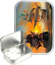 Old Sailing Ships Small Silver