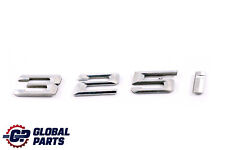 BMW 3 Series E46 Rear Adhered 325i Boot Trunk Lid Emblem Lettering