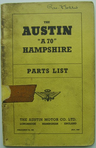 Austin a70 hampshire - a70,