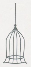QuicKutz Bird Cage Card Making Cutting Die - 4"x 4"  0313 One Die Only