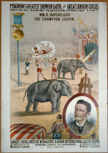 Circus poster barnum - circus,