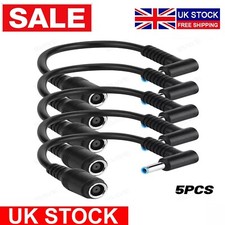 HP Dell Charger TIP Converter Blue 7.4mm To 4.5mm DC Power Adapter Cable Changer