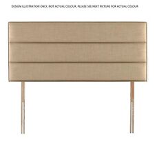 HYPNOS Double Headboard Cadmore Strutted 135cm 4FT6 in Tweed Grey RRP£650