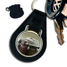LONDON TAXI FAIRWAY DRIVER FX4 LEATHER KEYRING / KEYFOB GIFT