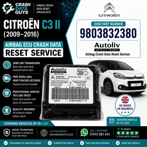Citroen airbag ecu - citroen, c3