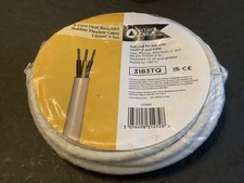 Pitacs 3183TQ White 3-Core 1.5mm² Flexible Rubber Cable 5m Oil Heat Resistant