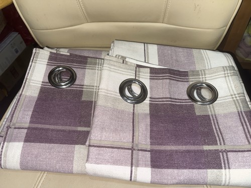 Pair curtains lilac - of,