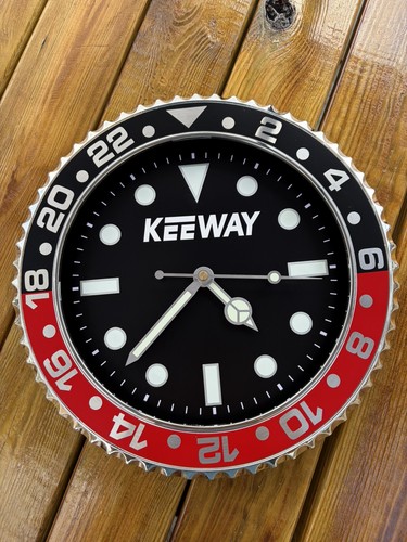 Designer wall clock 30cm round