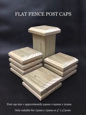 6 x FENCE POST CAPS 94mm x