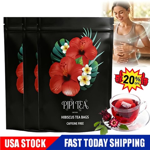 Pipi tea organic - 3x, hibiscus