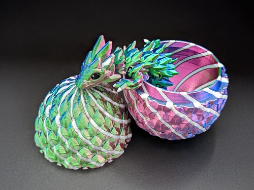 Articulated gemstone dragon - dragon, in