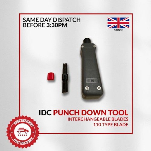 Idc punch push down - down, insertion