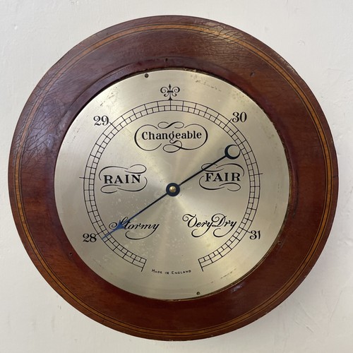 Antique barometer inlaid - antique,