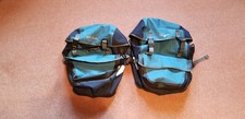 ORTLIEB: Two Rear Bike Packer Plus Panniers, denim, in excellent condition.