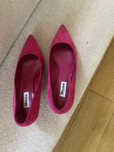 Pair dune raspberry suede - of,