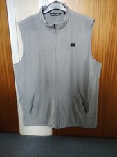 Men's Travis Mathew Golf  Sleeveless Gilet, Size XL, Light Grey 