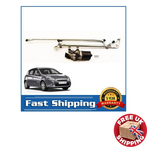 Front wiper motor - and, linkage
