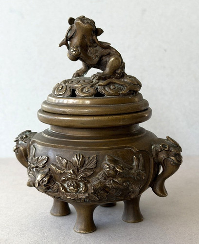 Vintage chinese brass bronze - vintage,