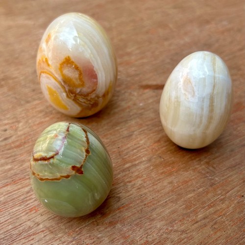 Vintage set onyx - vintage, polished