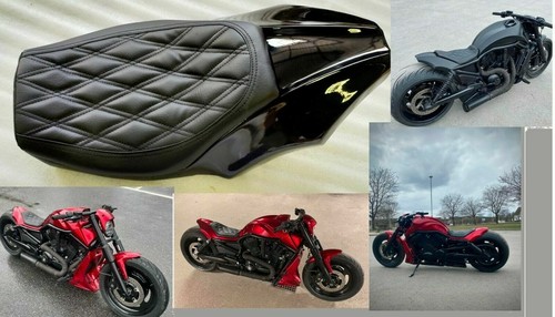 Upholstered harley seat - upholstered,