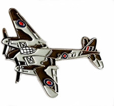 WWII Mosquito Jet Aircraft Fighter Plane Enamel Pin Badge Lapel
