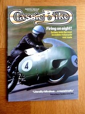 Classic Bike Magazine Sept 1986 500 AJS Model 20, Racer Test, Norton