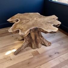 Wood Side Table Tree Slice
