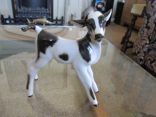Lomonosov porcelain bull calf - lomonosov,
