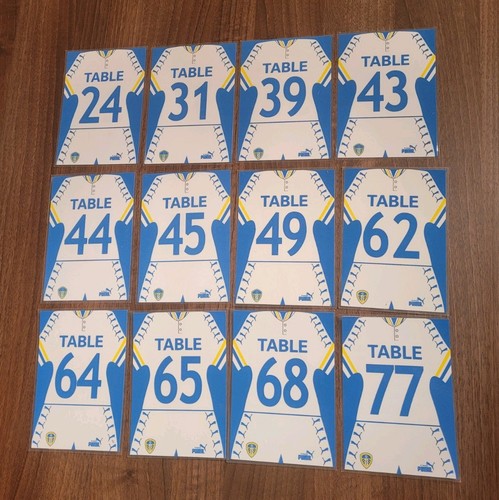 Leeds united memorabilia table - leeds,