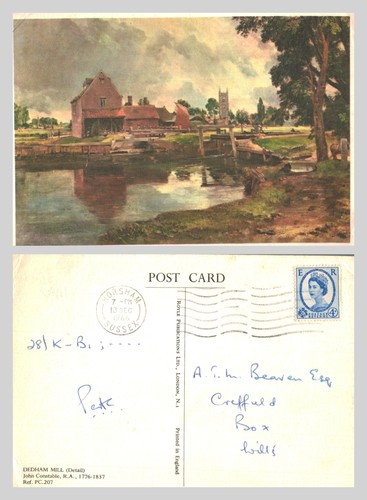Vintage postcard dedham - postcard,