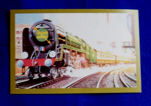 Railway art postcard - railway,