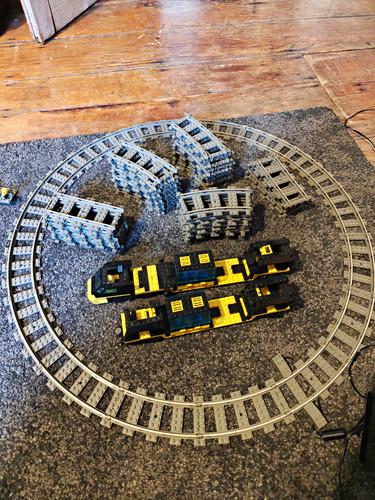 Lego city trains - lego, 9v