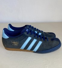 Navy Adidas Bamba Argentina Men's Trainers Size 9.5 Good Condition