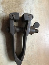 Vintage hand held clamp vice crocodile mark