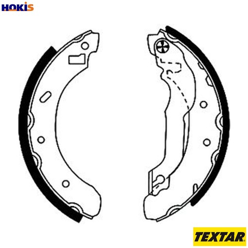 Brake shoe set 91046100 - set, for