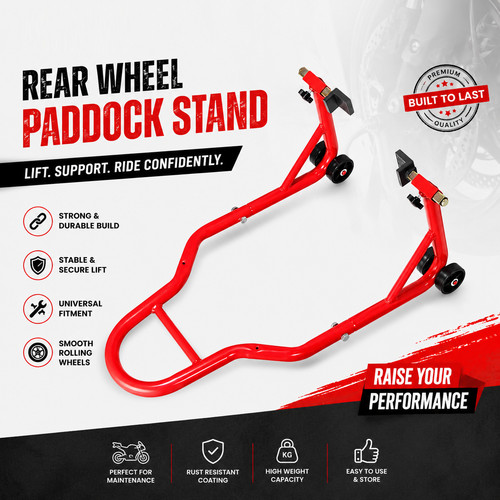 Universal rear paddock stand - rear,