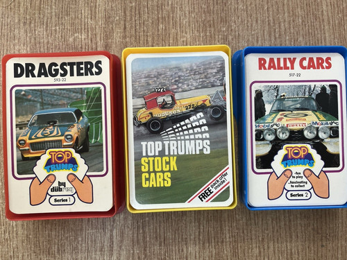 Vintage 1970 top trumps game - vintage, 1970's