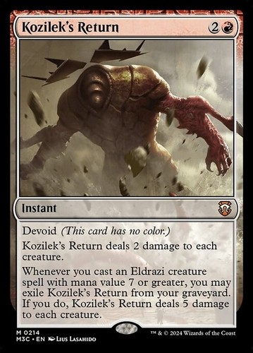Kozilek return commander - kozilek's, ~