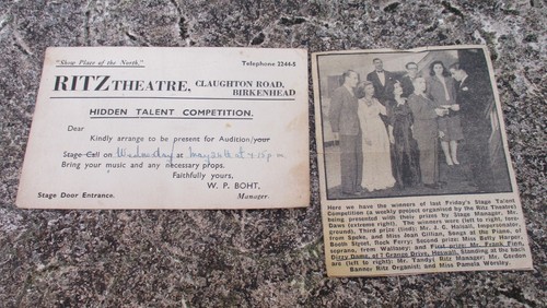 1939 invitation audition - 1939,