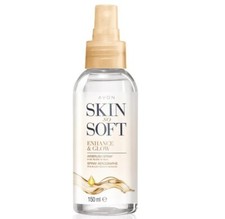 AUTUMN SALE 3 FOR £10 - Avon Skin So Soft Enhance & Glow Airbrush Spray - 150ml