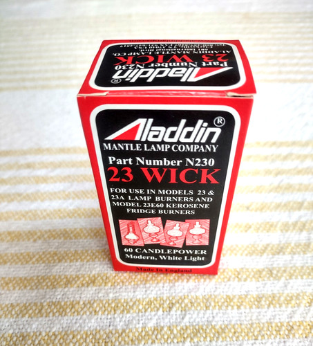 Nib aladdin lamp part n230 - lamp,