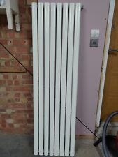 radiator vertical single panel oval column White