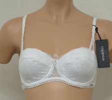 CHARNOS CHERUB CE10504 PADDED, UNDERWIRED, LACE, BALCONY CUP BRA, WHITE OR BLACK
