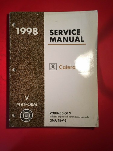 1998 catera cadillac service - cadillac,